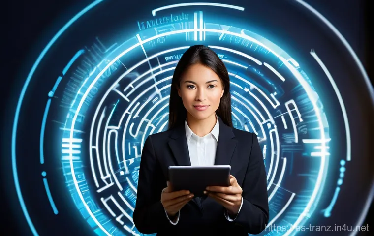 번역사 자격증 시험 준비 전략 - **Prompt:** A determined, professional translator in their late 20s to early 30s, dressed in smart c...