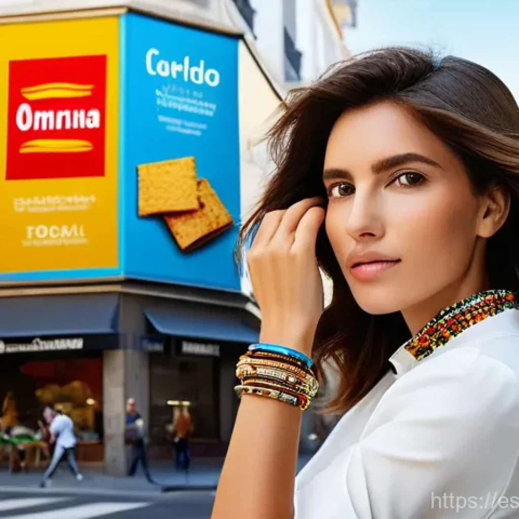 번역사들이 흔히 저지르는 실수 - **Prompt:** A bustling street scene in a Spanish city like Madrid or Barcelona on a sunny afternoon....