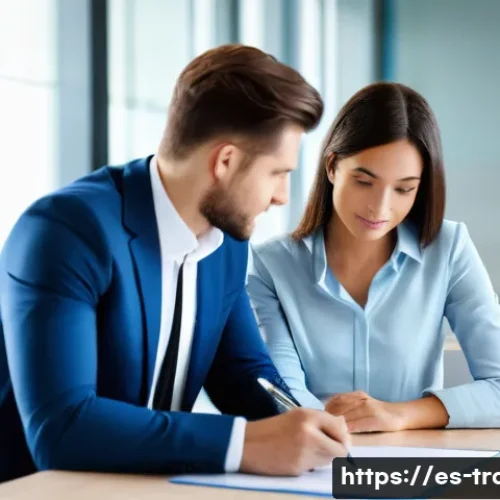 Home 15 번역사가 준비해야 할 계약서 필수 항목 - **Image Prompt 1: Project Clarity and Fair Compensation**
"A professional setting, a bright and ...